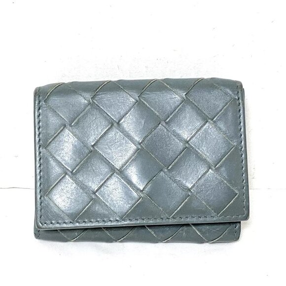 Auth BOTTEGA VENETA Maxi Intrecciato - Light Green Leather authentic - Picture 2 of 9